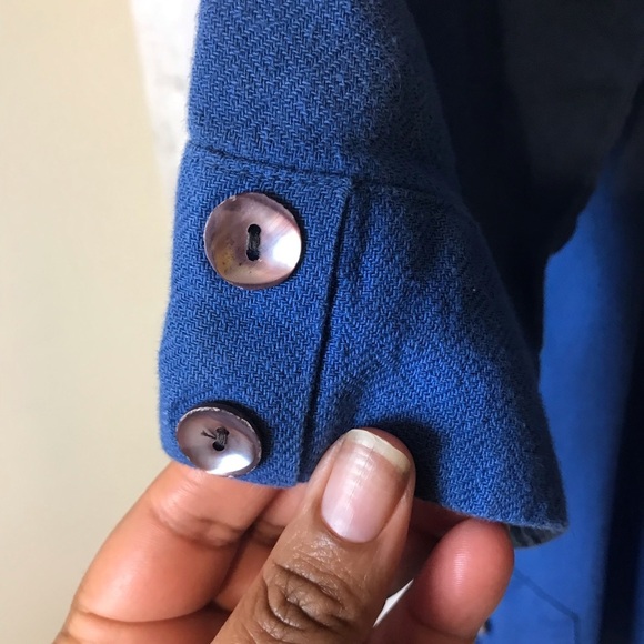 Soft Surroundings Women’s Blue Tunic 3/4 Length Sleeve Top Small - Picture 9 of 16